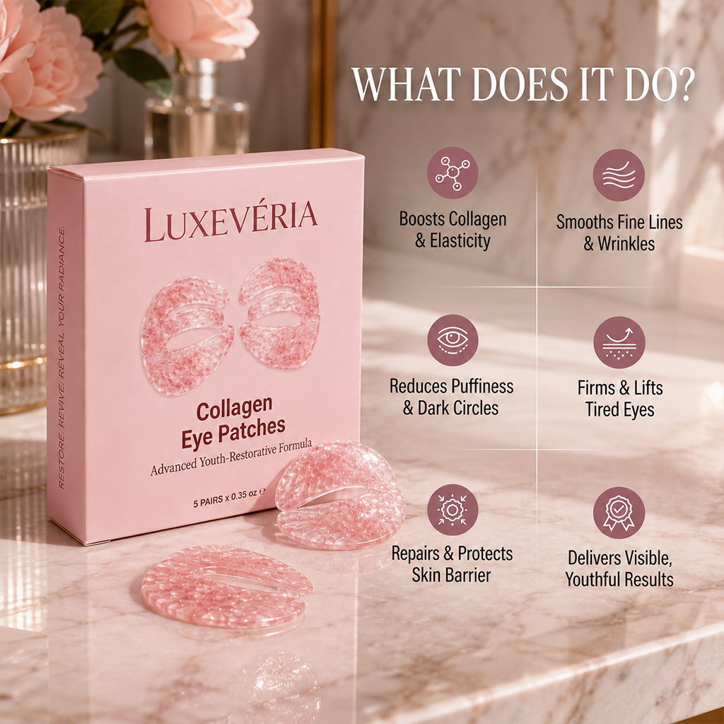 Luxeveria Deep Peptide Collagen Eye Mask