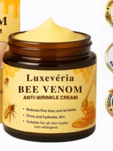Luxevéria Bee Venom Firming and Anti-Wrinkle Cream jar