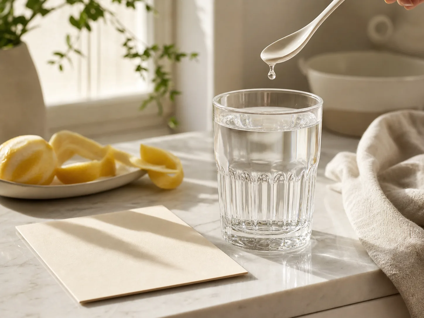 Editorial image for a WorthSift guide to a no-rub drink-mix glow routine