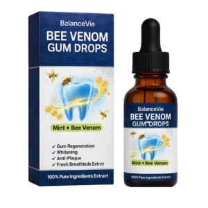 BalanceVie Bee Venom Gum Drops bottle and box
