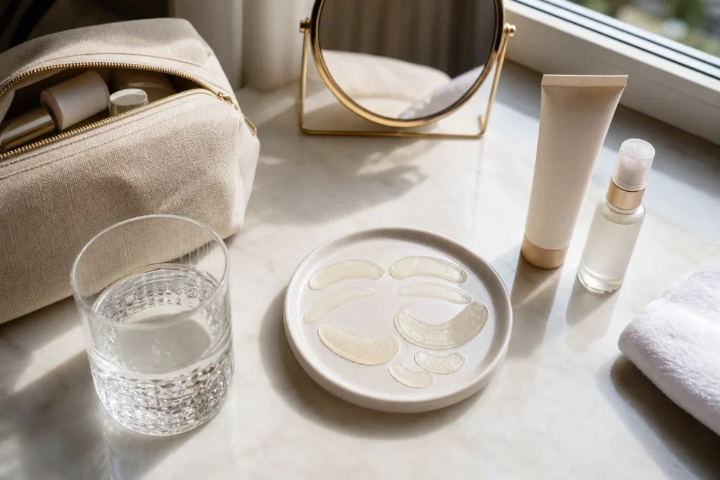 Summer Travel Eye Mask Routine: How to Refresh Tired-Looking Eyes Before Photos