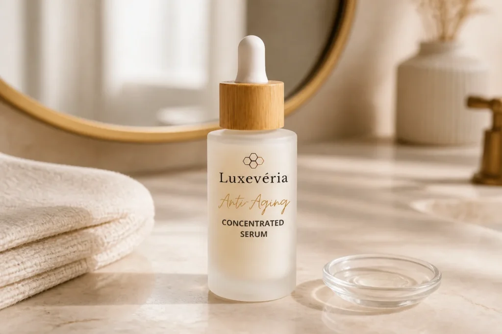 Luxevéria Anti-Aging Concentrated Serum Review: Can It Help Sagging-Looking Skin?